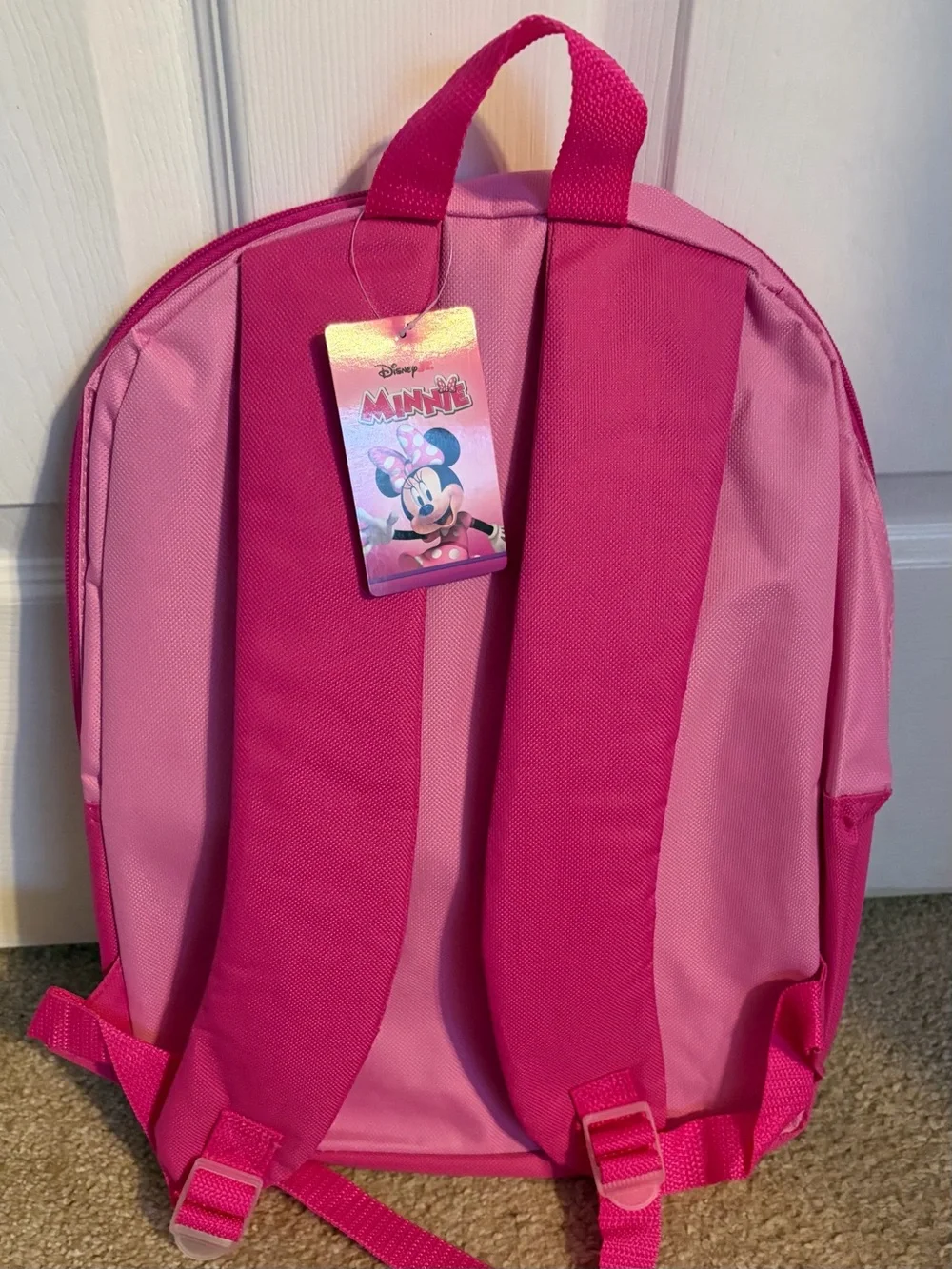 Disney Pink Minnie Mouse Full Size Backpack NWT